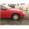 Image 25 : 1998 CHEVY CAVALIER, RED, 100915 KMS, FRONT WHEEL DRIVE. NO RESERVE. - J234082