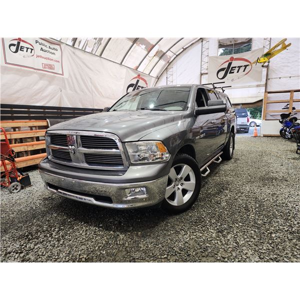 2010 DODGE RAM 1500, GREY, 209142 KMS, 4X4. - D146506