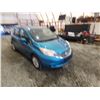 Image 10 : 2014 NISSAN VERSA NOTE SV, BLUE, 76018 KMS, FRONT WHEEL DRIVE. - P352969