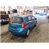 Image 15 : 2014 NISSAN VERSA NOTE SV, BLUE, 76018 KMS, FRONT WHEEL DRIVE. - P352969