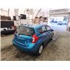 Image 16 : 2014 NISSAN VERSA NOTE SV, BLUE, 76018 KMS, FRONT WHEEL DRIVE. - P352969