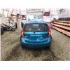 Image 18 : 2014 NISSAN VERSA NOTE SV, BLUE, 76018 KMS, FRONT WHEEL DRIVE. - P352969