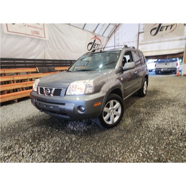 2006 NISSAN X-TRAIL, GREY, 193622 KMS, FOUR WHEEL DRIVE. - D211120