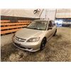 Image 3 : 2004 HONDA CIVIC, BROWN, 157271 KMS, FRONT WHEEL DRIVE. NO RESERVE. - D902161