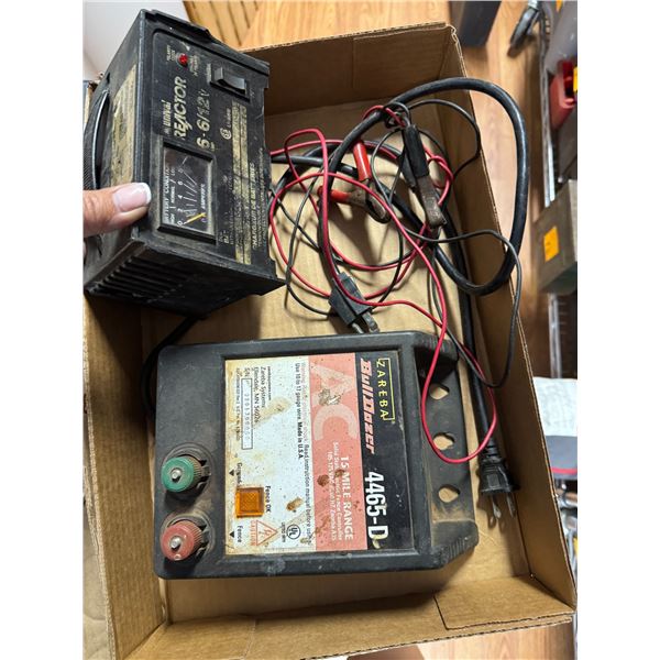 Battery charger and bulldozer 4465 – D fence item
