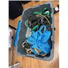 Image 1 : Miscellaneous straps and bungee cords with Bin