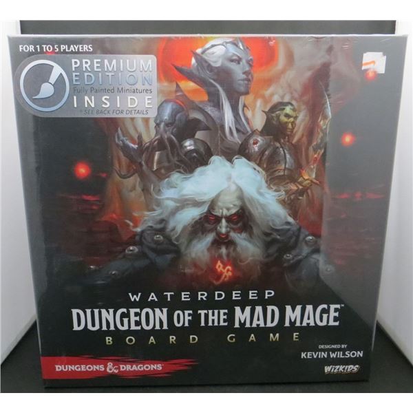New Dungeons and Dragons Waterdeep Dungeon Of The Mad Mage Premium Edition Board Game BV $170