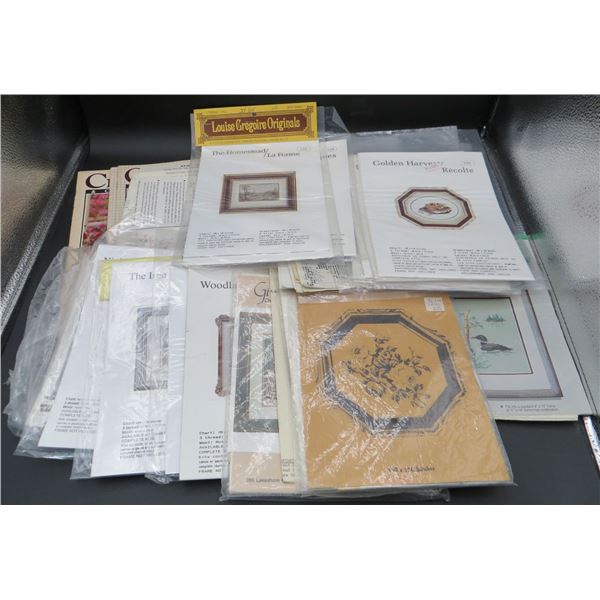 Huge Lot Of Vintage Crochet Patterns