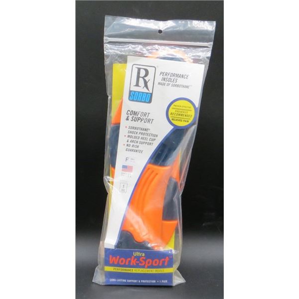 New Sorbo RX Performance Insoles Men's Size 11-12