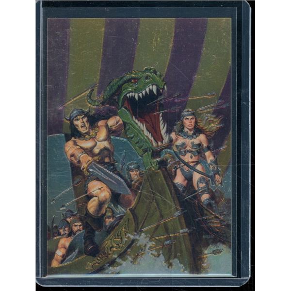 1994 Comic Images Conan II All Chromium Promo Card
