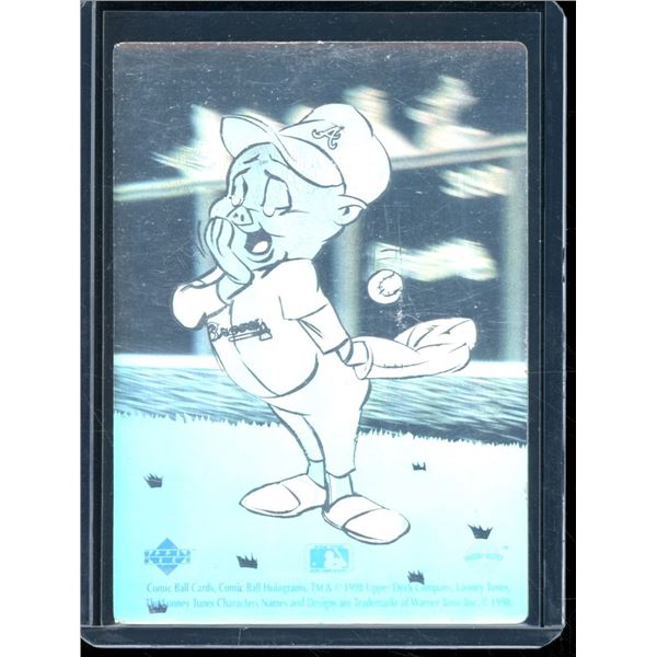 1990 Upper Deck Comic Ball Porky Pig Hologram