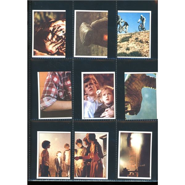 1982 Panini E.T. Lot Of 9 Various Stickers