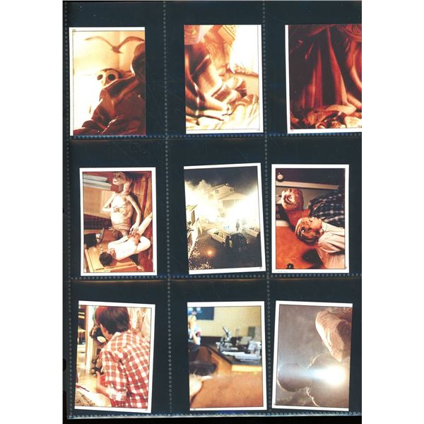 1982 Panini E.T. Lot Of 9 Various Stickers