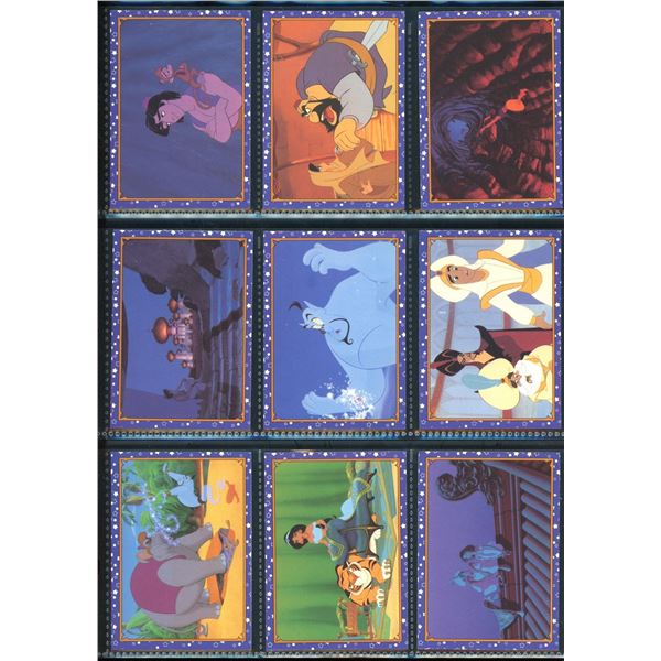 Lot Of 9 Various Disney Aladdin Collector Cards