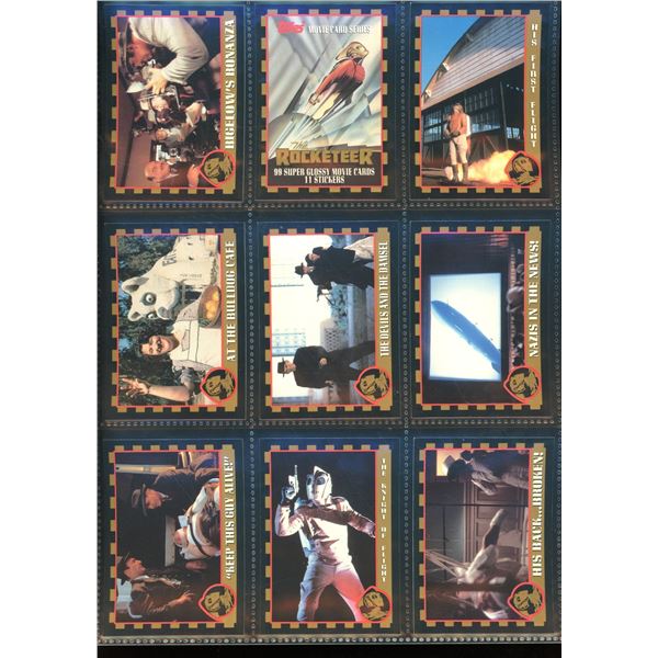 Lot of 9 Topps The Rocketeer Collector Trading Cards
