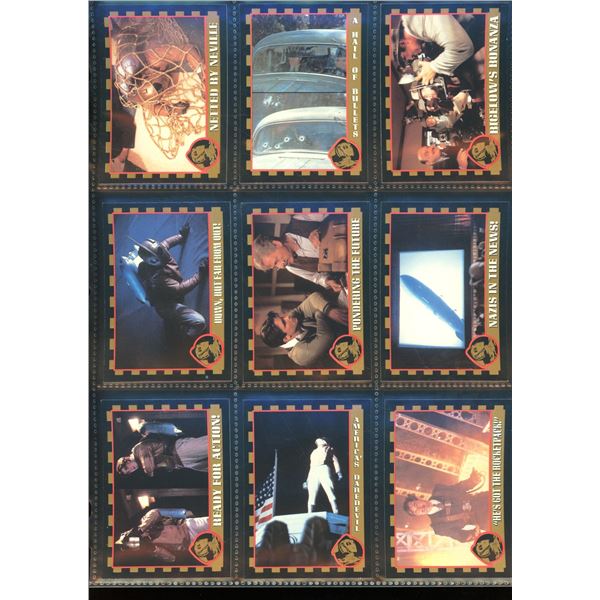 Lot of 9 Topps The Rocketeer Collector Trading Cards