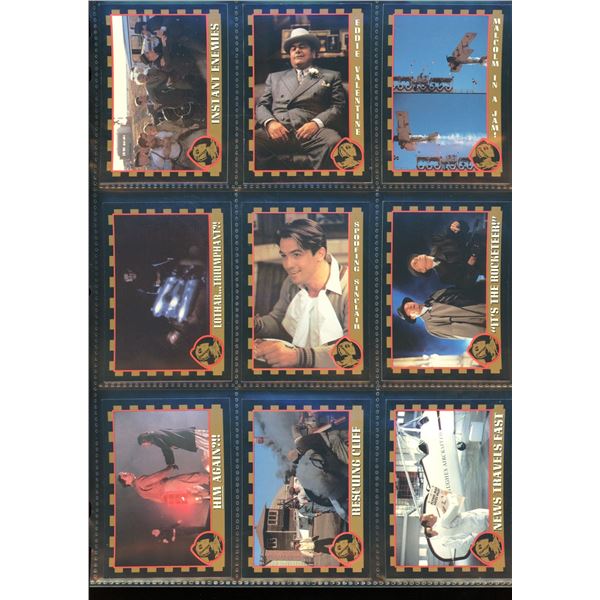 Lot of 9 Topps The Rocketeer Collector Trading Cards