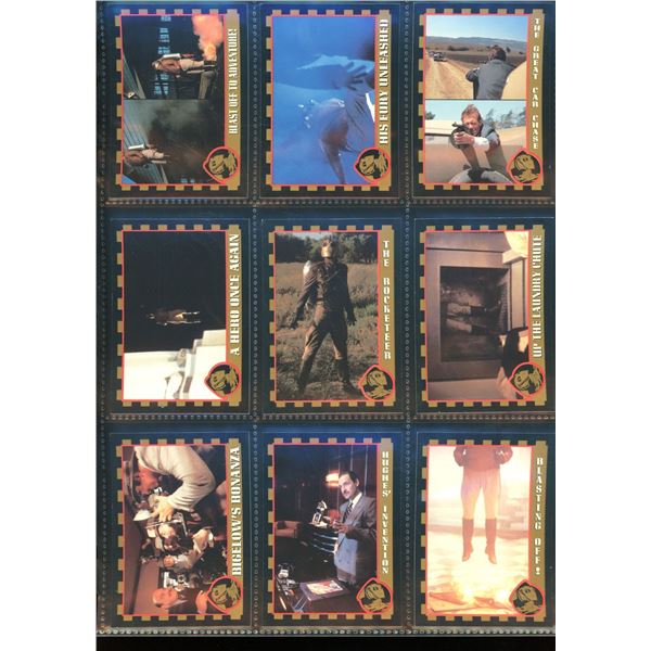 Lot of 9 Topps The Rocketeer Collector Trading Cards