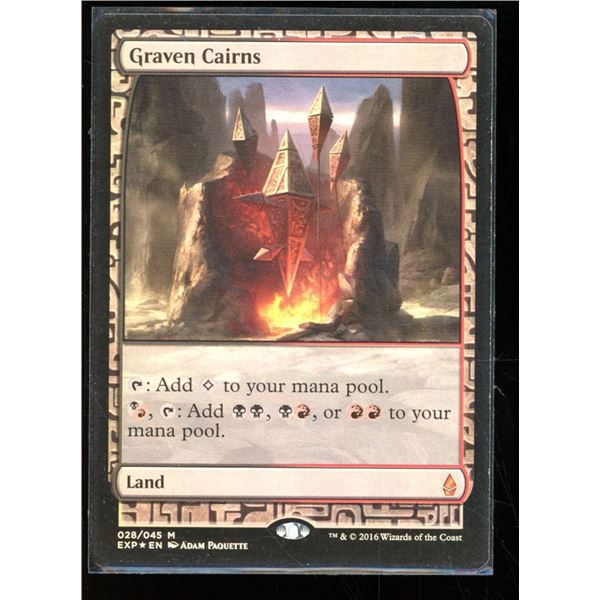 Magic the Gathering Graven Cairns FOIL Zendikar Expeditions