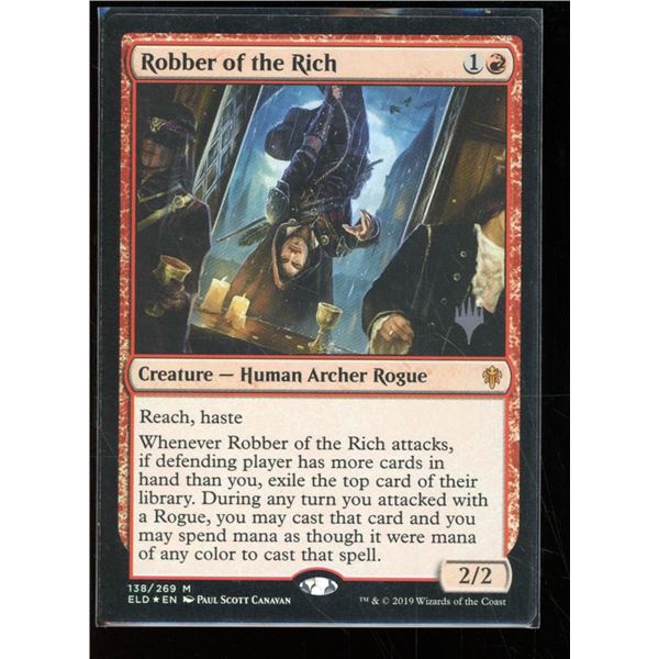 Magic The Gathering Robber of the Rich FOIL Throne of Eldraine