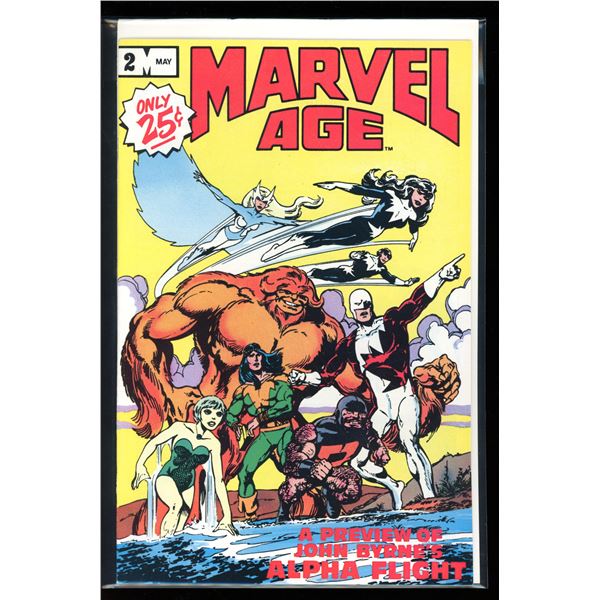 Marvel Age #2 (A Preview Of John Bryne's Alpha Flight)