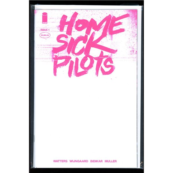 Image Home Sick Pilots #1 (neon Pink Sketch Cover Variant)