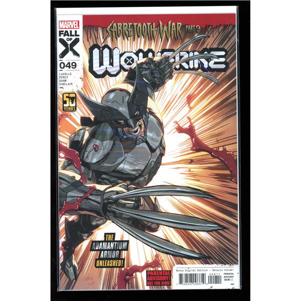 Marvel Wolverine Sabretooth War Part 9 (new never read)