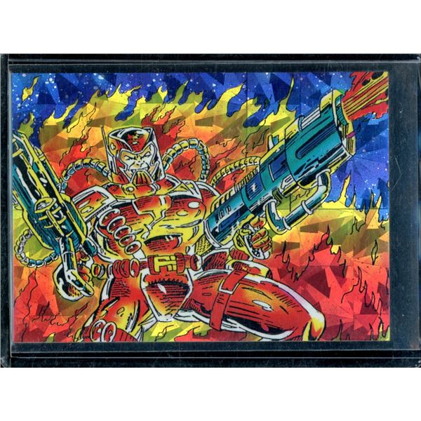 1992 Comic Images Shadowhawk Prisms #P4 Creation