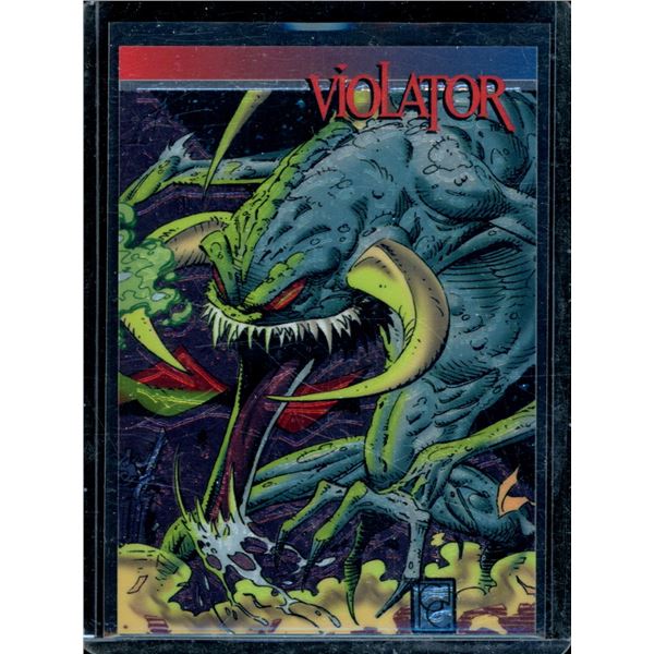 1993 Wizard Magazine Spawn Violator Chromium Promo Card