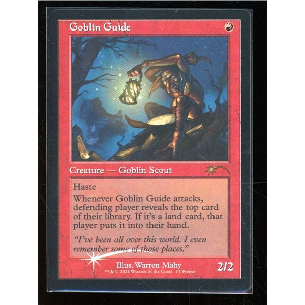Magic the Gathering Goblin Guide FOIL Retro Frame Love Your LGS 2021