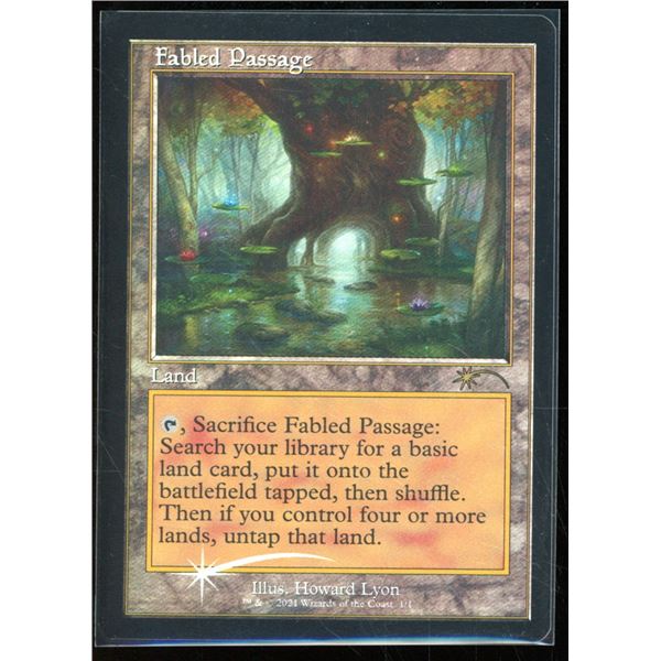 Magic the Gathering Fabled Passage FOIL Retro Frame Wizards Play Network 2021