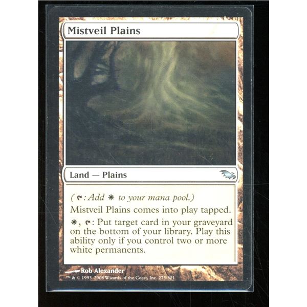 Magic the Gathering Mistveil Plains Shadowmoor