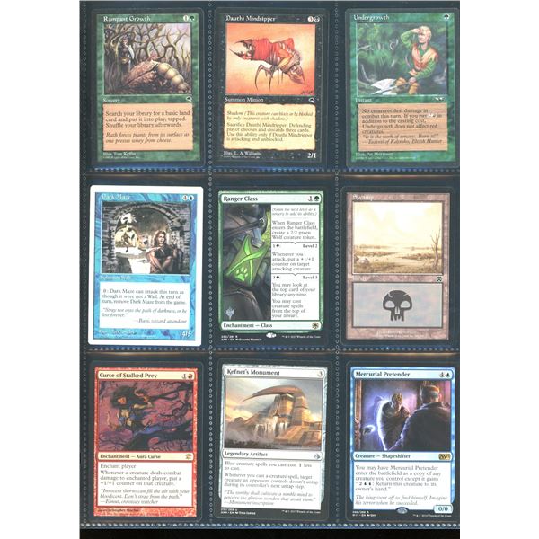 Lot Of 9 Various Magic The Gathering Cards Various Sets & Colors