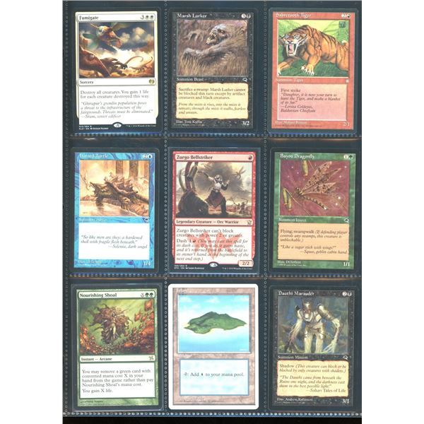 Lot Of 9 Various Magic The Gathering Cards Various Sets & Colors