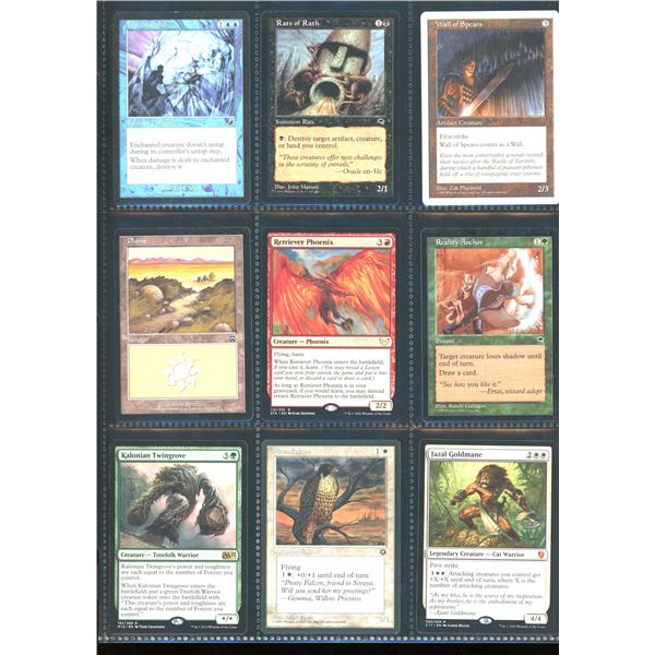 Lot Of 9 Various Magic The Gathering Cards Various Sets & Colors