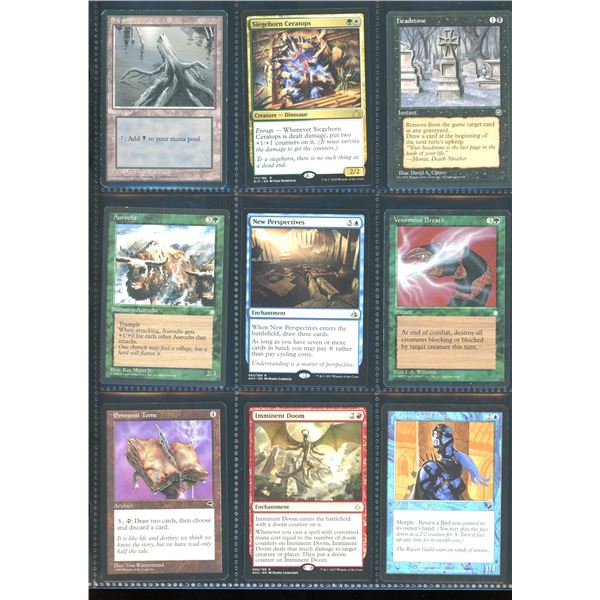 Lot Of 9 Various Magic The Gathering Cards Various Sets & Colors