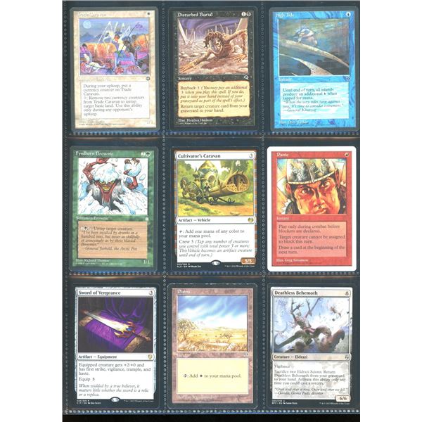 Lot Of 9 Various Magic The Gathering Cards Various Sets & Colors