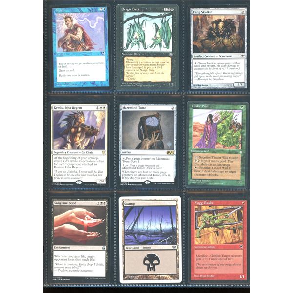 Lot Of 9 Various Magic The Gathering Cards Various Sets & Colors