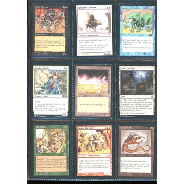 Lot Of 9 Various Magic The Gathering Cards Various Sets & Colors