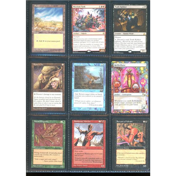 Lot Of 9 Various Magic The Gathering Cards Various Sets & Colors