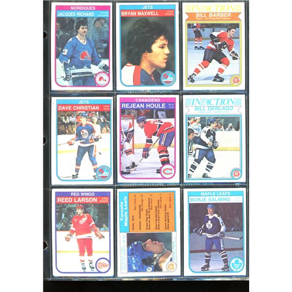 1982-83 OPC O-Pee-Chee Lot Of 9 Vintage Cards Various Teams & Players