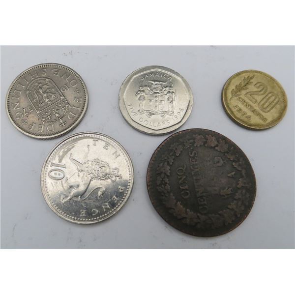 Collection Of Various World Coins