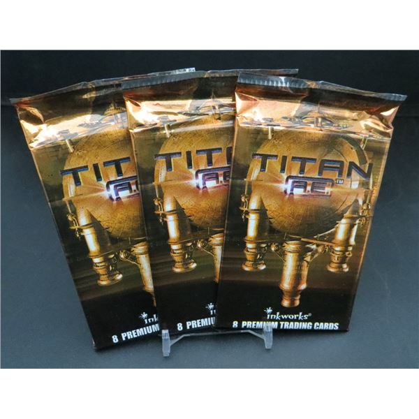 3 Sealed Packs Of Titan A.E. 8 Cards per pack