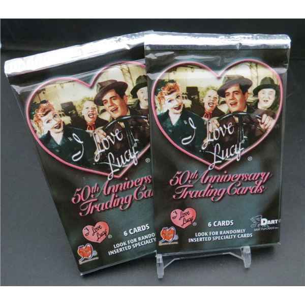 2 Sealed Packs Of I Love Lucy 6 Cards per pack