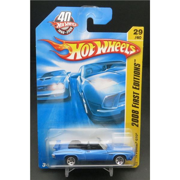 2007 Hot Wheels '70 Pontiac GTO Blue