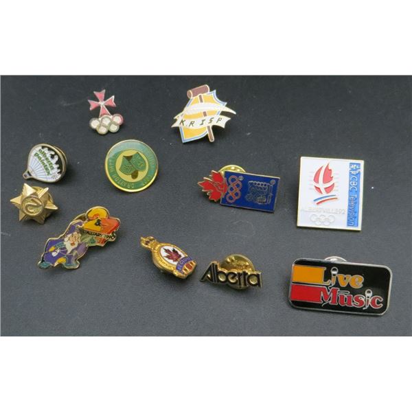 Lot of 11 Various Collector Pins