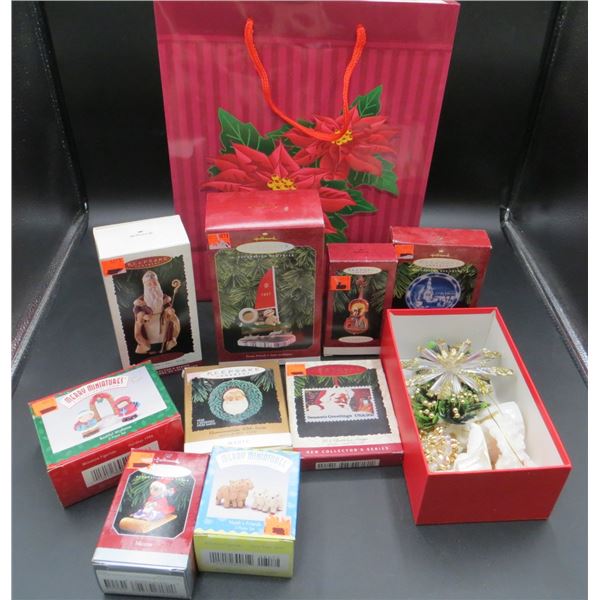 Donated Christmas Lot Hallmark & Other Ornaments