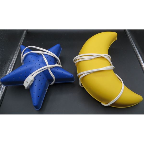 Ikea Sun & Half Moon Wall Lights