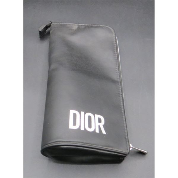 Christian Dior Makeup Brush Case Holder Black Beauty Bag