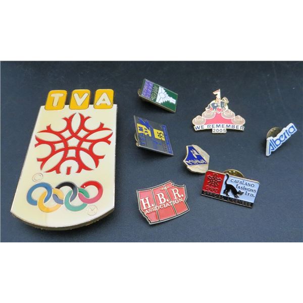 Lot of 8 Various Collector Pins